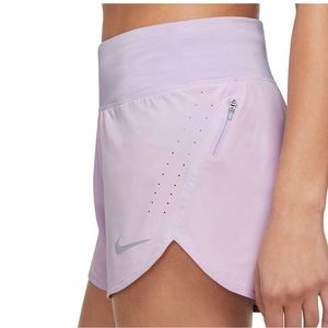 Women’s Nike Eclipse Lavender running shorts size small; worn once!